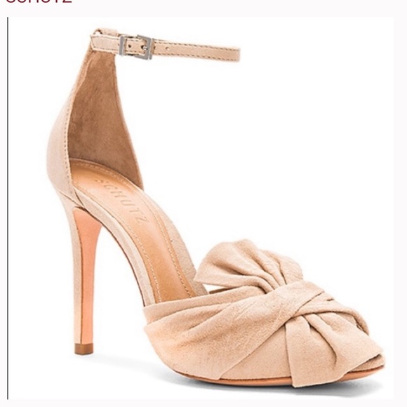 SCHUTZ Natally twist bow leather heel - Picture 3 of 8